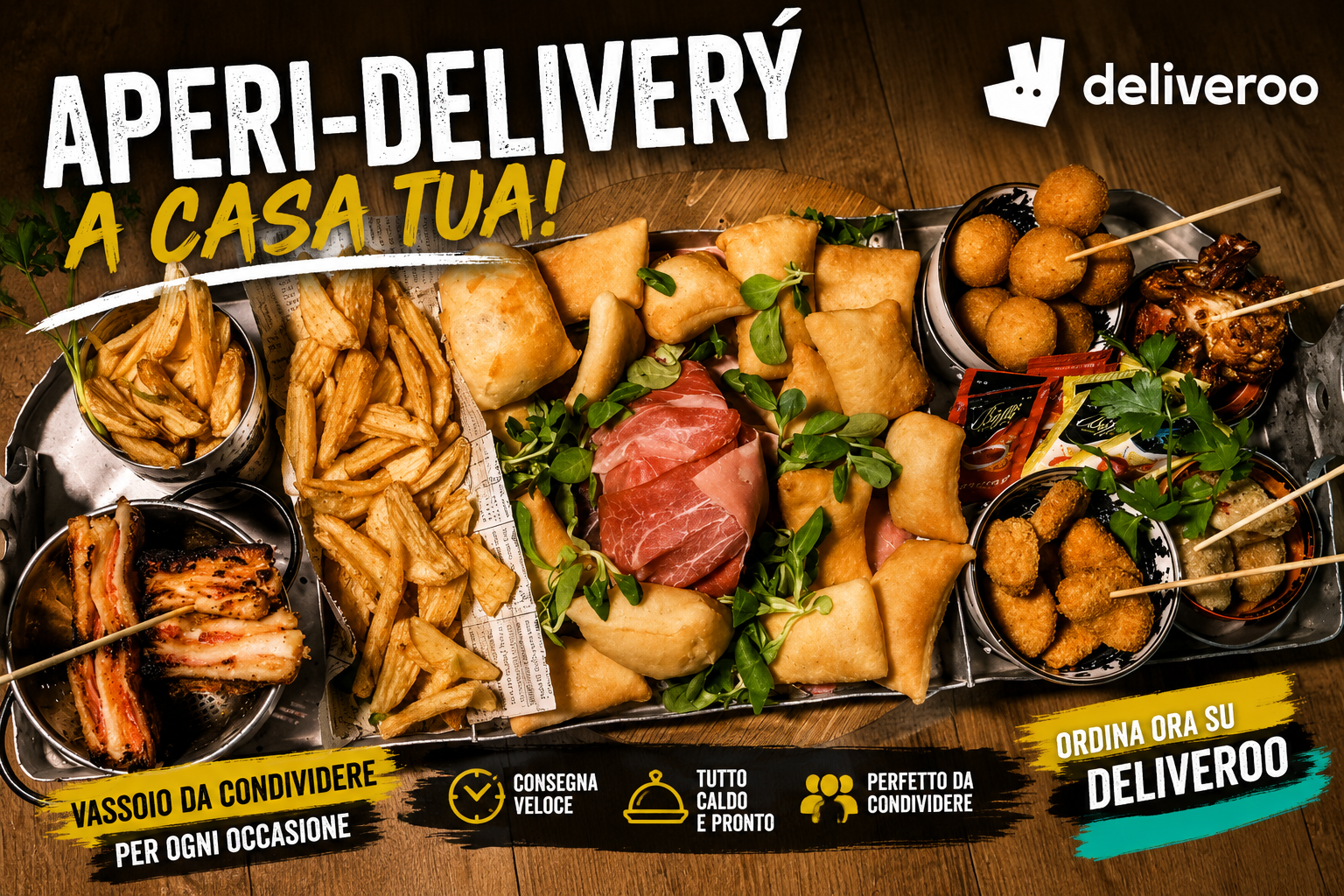 Aperi-delivery Be Up su Deliveroo